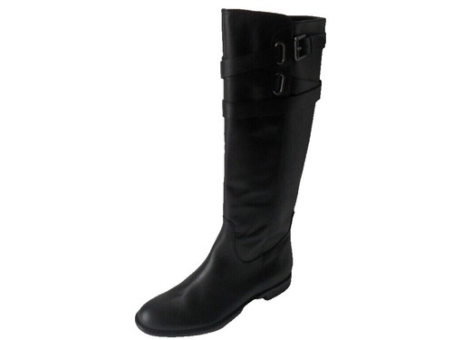 COACH JACINDA RIDING BOOTS Coach Jacinda Black Leather Knee-High Tall Riding Boots | eBay main image 3