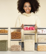 12er Vorratsbehälter Aufbewahrungsboxen Frischhaltedosen BPA Frei Vorratsdosen