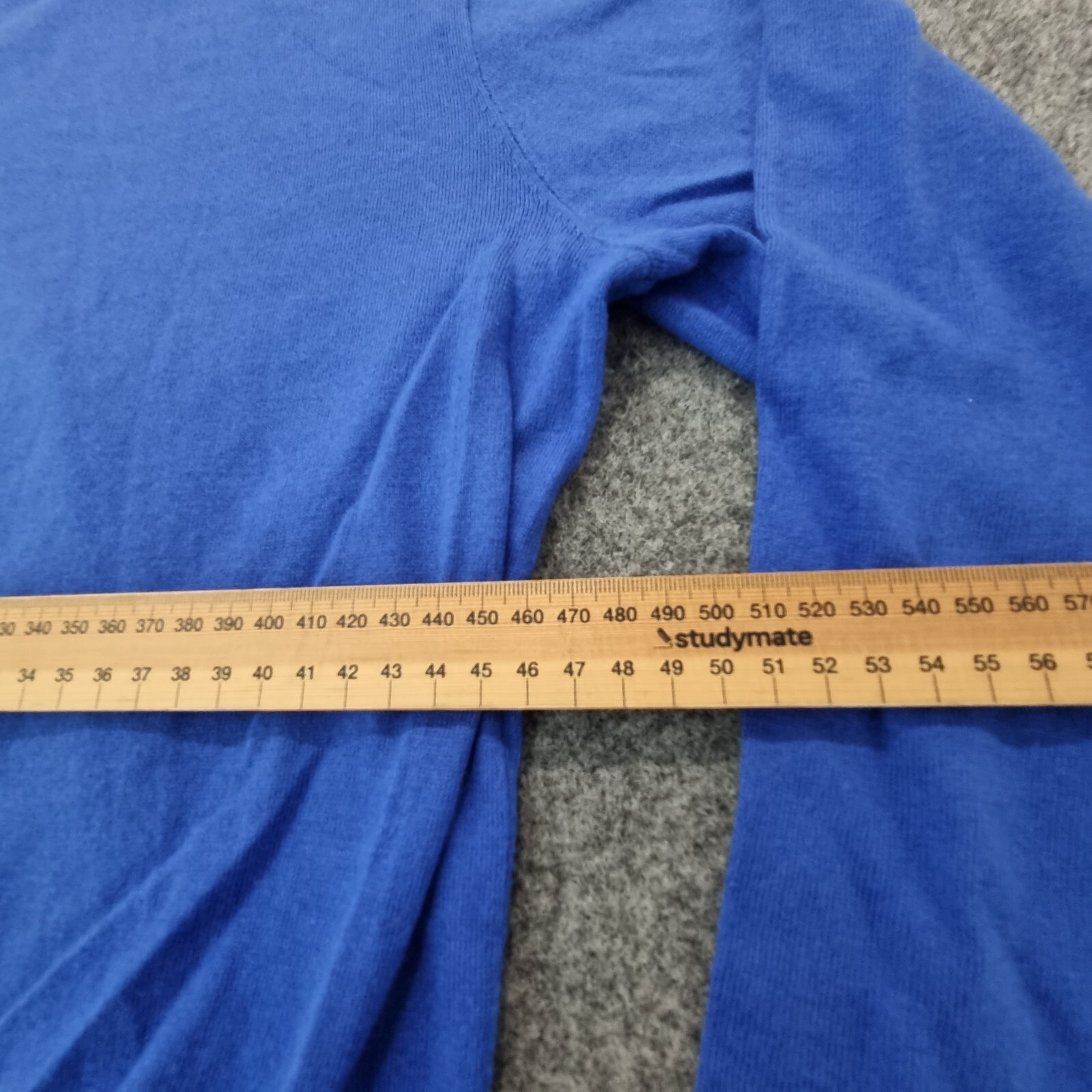 Ralph Lauren Jumper Mens MEDIUM blue Long Sleeve sweater cashmere knit