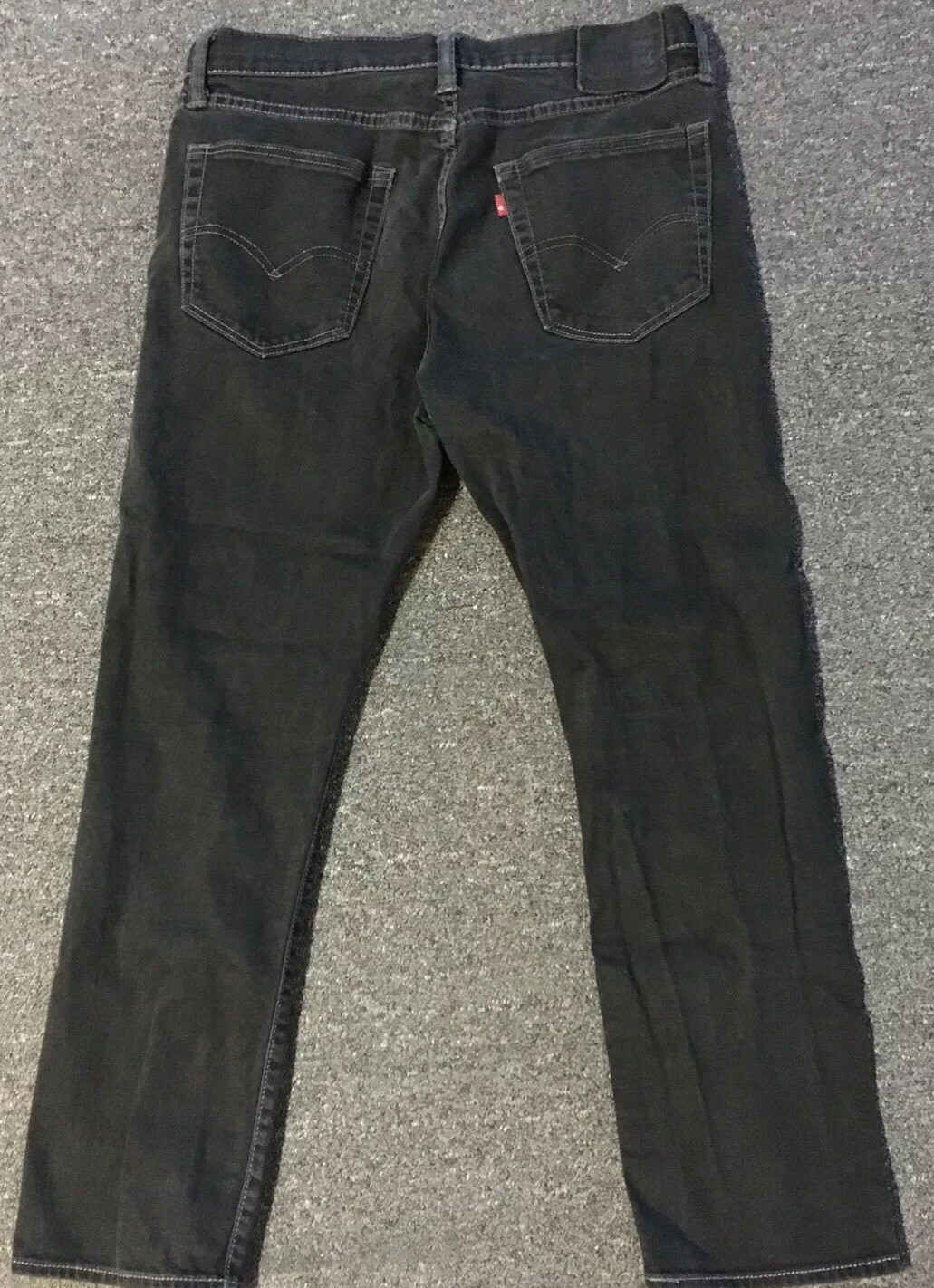 Levi's 522 Jeans 32/27 Black Tapered Vtg 90s Pants 541 501 511 510