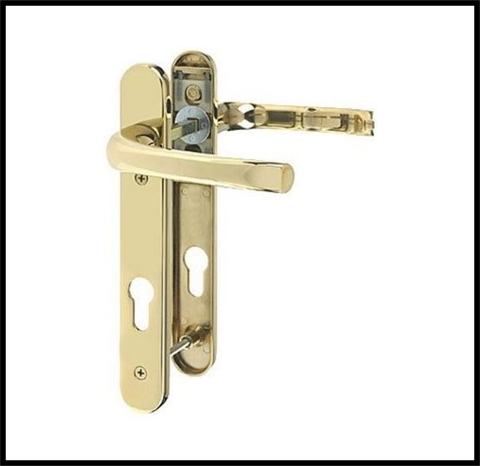 Mila ProLinea Sprung Multipoint UPVC Door Lever Lock Espag. Handles