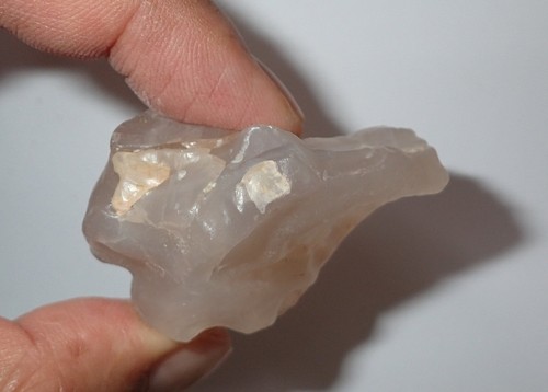 Gobi Desert Agate Translucent Freeform Raw Stone 50.7 gram 46x41x31 mm - Picture 5 of 6