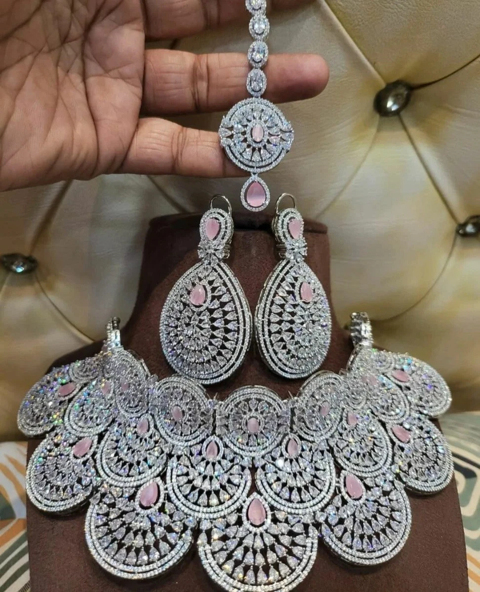 Bridal stone hotsell necklace