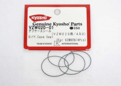 Kyosho VZW020-01 Oring Differential Case 4pcs FW05 FW06 Fazer Mk2 MFR DBX DMT