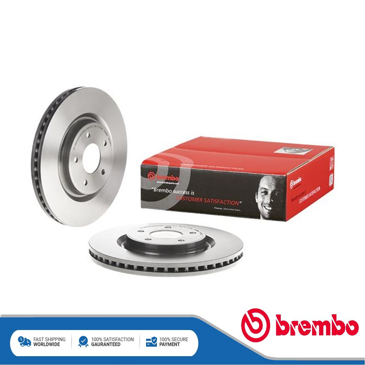 Fits Nissan X-Trail 2013- Renault Koleos 2016- Brake Disc Front