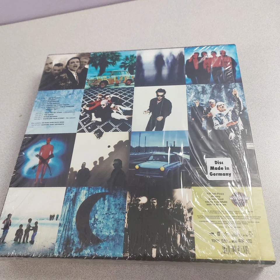 U2 Achtung Baby Ltd Ed Box Set 6 CD 4 DVD Book Prints Bonus 2011 Shrink NM READ - Image 3 of 4