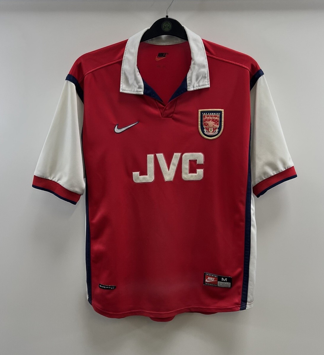 Arsenal Home Football Shirt 1998/99 Adults Medium Nike A661 | eBay