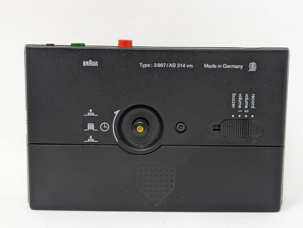 Vintage Braun Voice Memo AB 314 vm Alarm CLOCK Tested Vintage Braun Voice Memo AB 314 vm Alarm CLOCK Tested