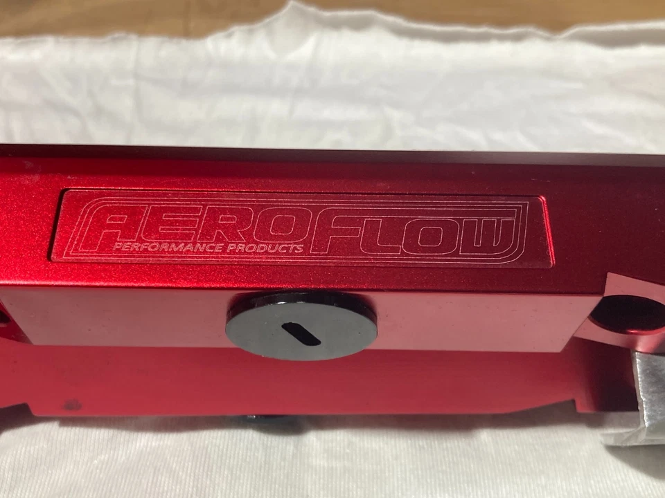 AEROFLOW AF64-2005R RED BILLET EFI FUEL RAILS FOR HOLDEN GM LS1 GEN3 V8 5.7L - image 4 of 4
