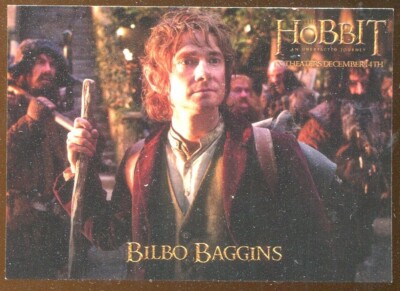 2012 Dennys Limited Promo Cards Lot of Two Bilbo Baggins and Gollum