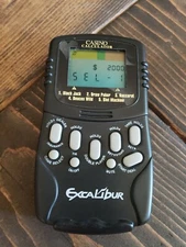 Excalibur Electronic Handheld Casino Games & Standard Calculator Double Sided 