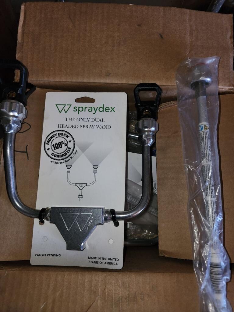 4 pcs Spraydex Duel Headed Spray Wands for parts