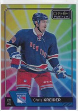 16/17 PLATINUM..CHRIS KREIDER..COLOR WHEEL..SP..#132..RANGERS.FREE COMBINED SHIP