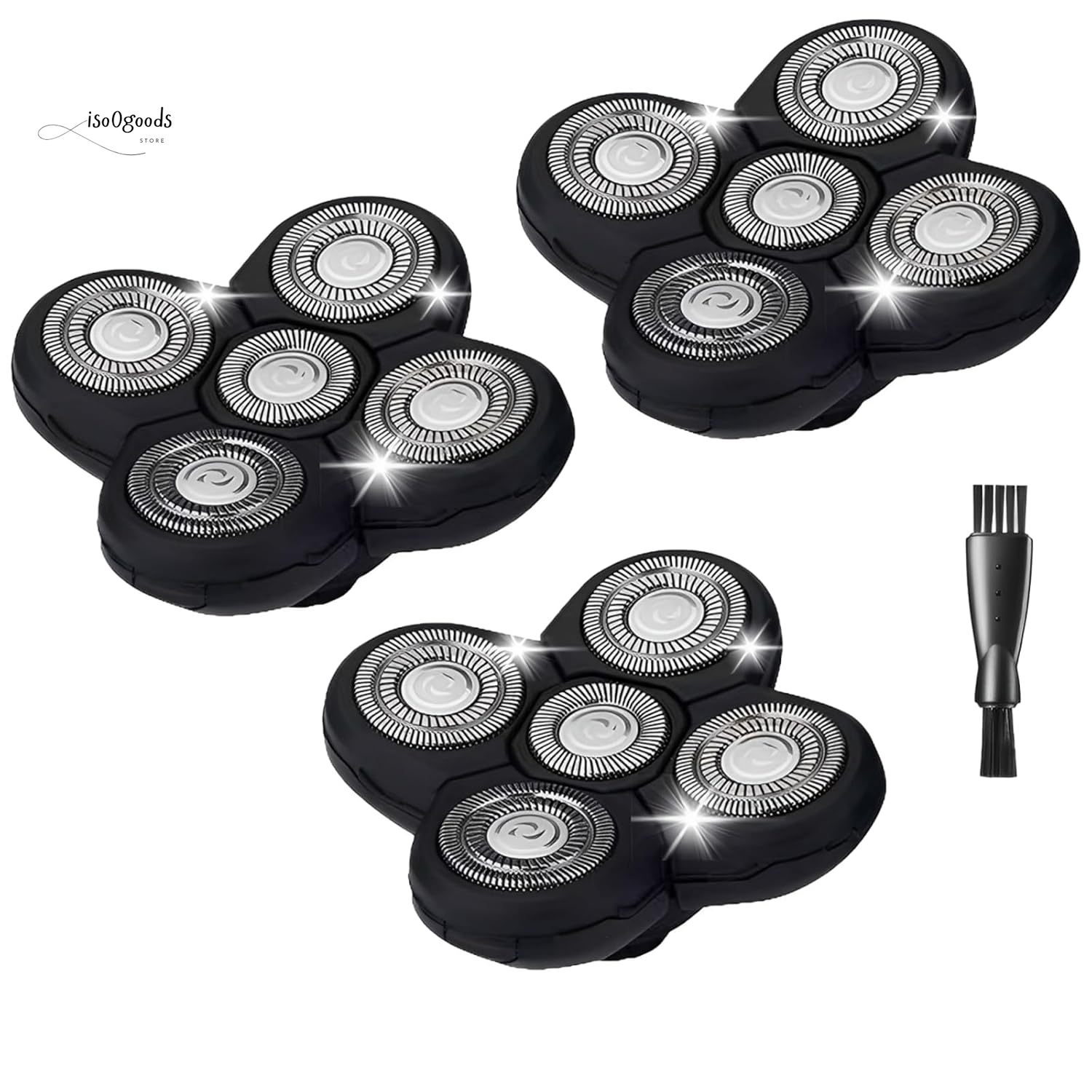 Head Shaver Replacement Blades Compatible with Groomi Baldie Pro Head Shaver,3Pa