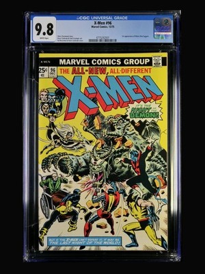 X-Men #96 Marvel 1975 CGC 9.8 White Pages / 1st Appearance of Moira MacTaggert