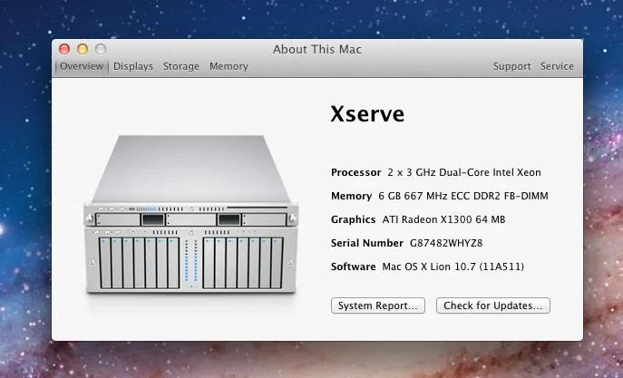  Apple Xserve - A1196 Intel Xeon 2 x Dual Core 3.0 / 6Gb Ram / Lion - Image 4 of 4