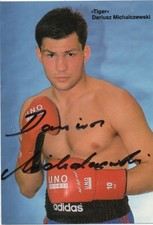 Dariusz "Tiger" Michalczweski (Boxen, Weltmeister 1994-2003), sign. AK