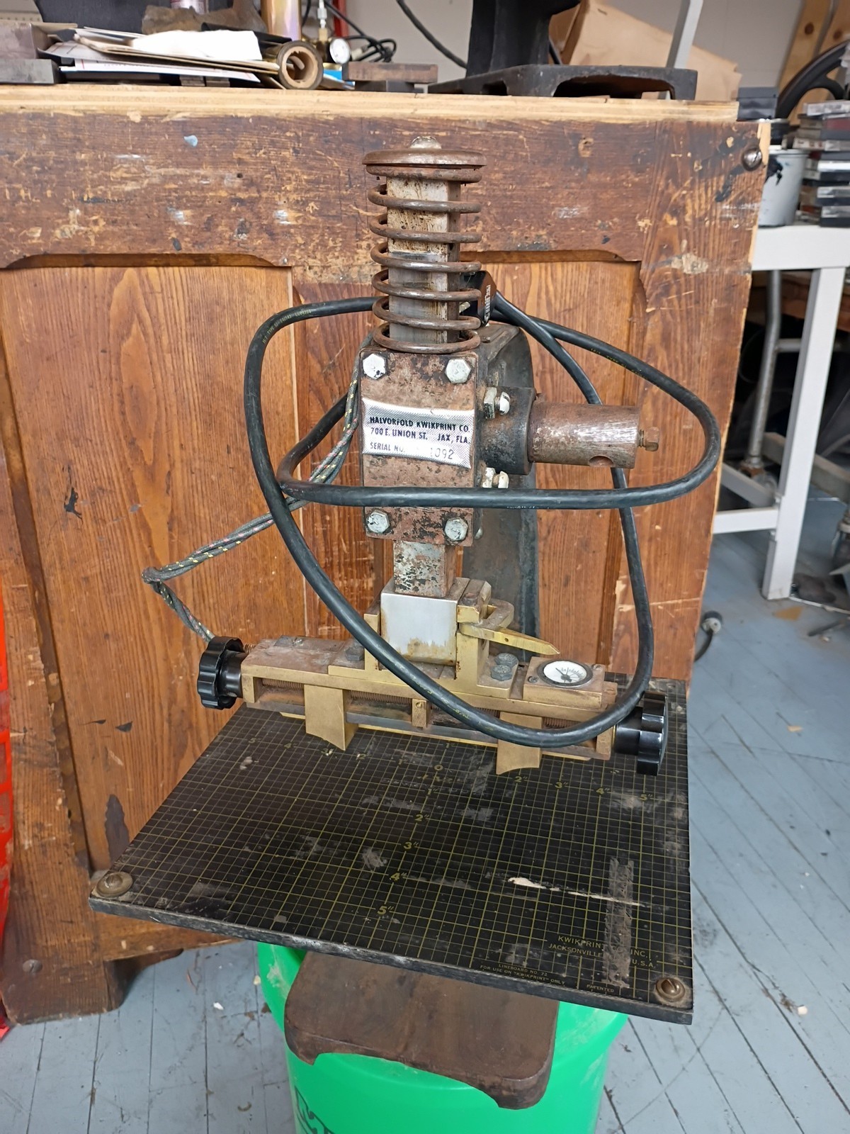 Kwikprint Model 55 Hot Foil Stamping Machine For Parts | eBay