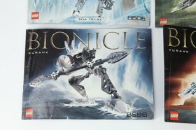 LEGO Bionicle Instructions Lot 8606 8588 8589 8592 Lehvak Kurahk Turahk