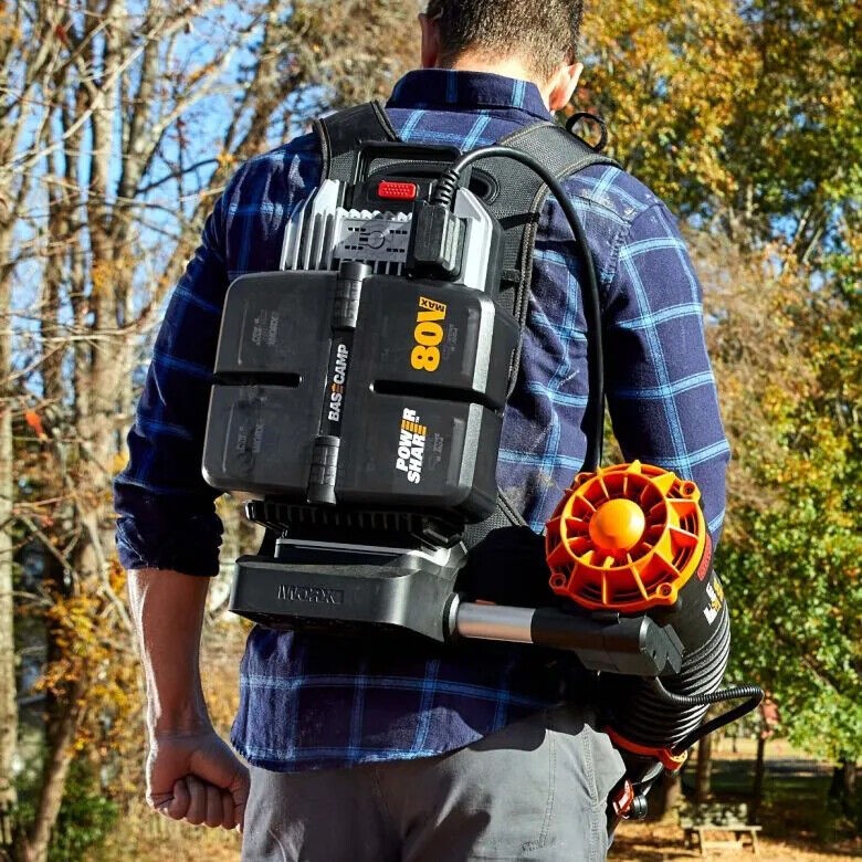WG572 WORX NITRO 80V Brushless Cordless Backpack Leaf Blower - CR