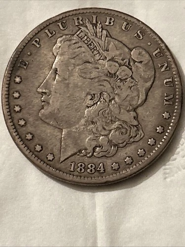 1884 p morgan silver dollar