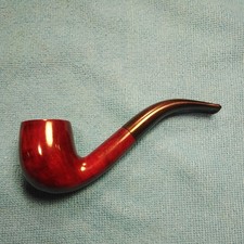 ORLIK"Captain"London England made 50+years old unsmoked B186 bent style Walnut 