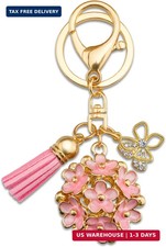 Cherry Blossom Gifts Cherry Blossom Purse Charms for Women Keychain