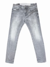 Diesel Thommer Jeans W32 L32 Light Grey Slim Skinny Stretch