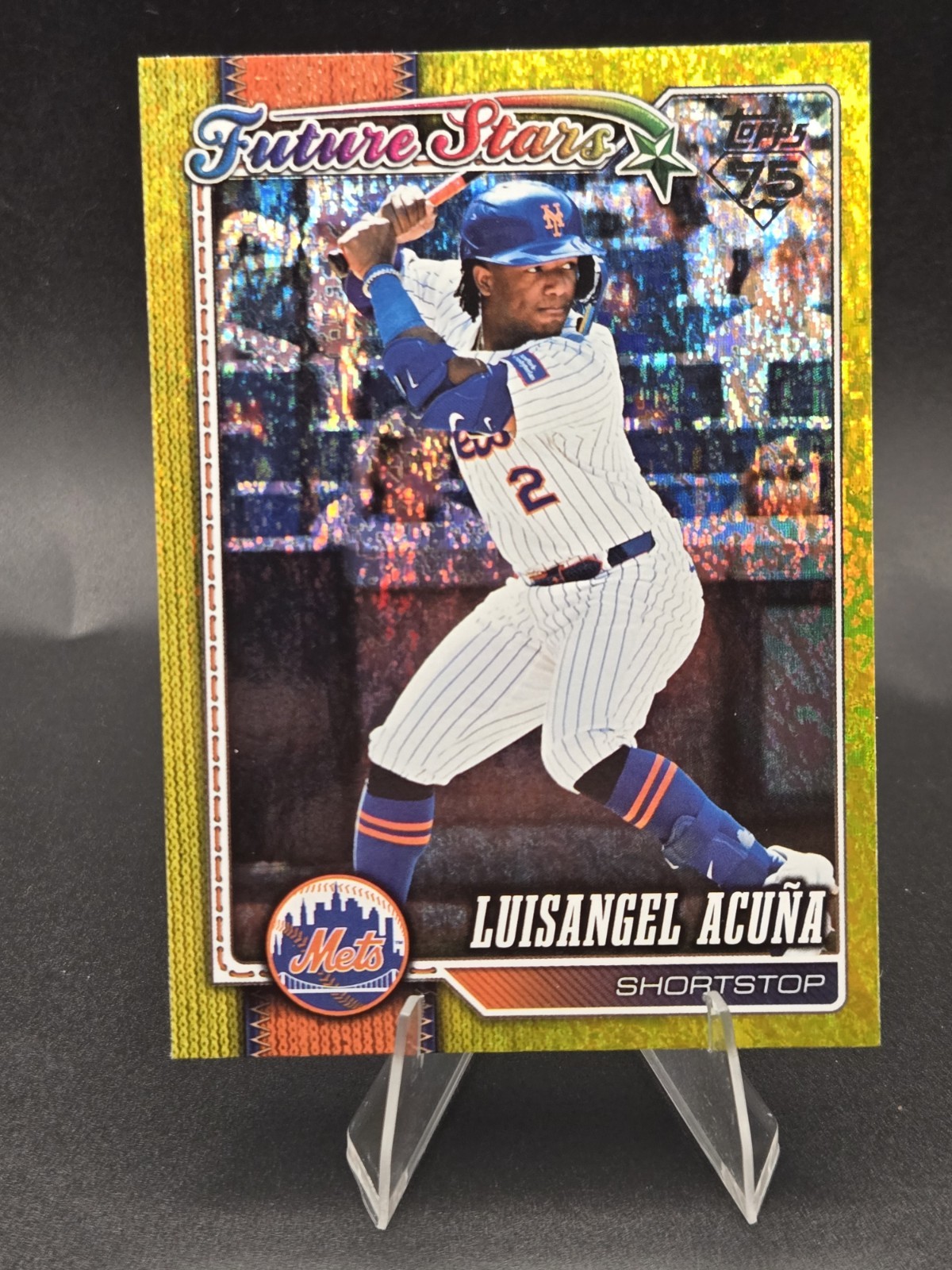2026 Topps Series 1 - Future Stars Luisangel Acuna #275 Yellow Rainbow Foil /399