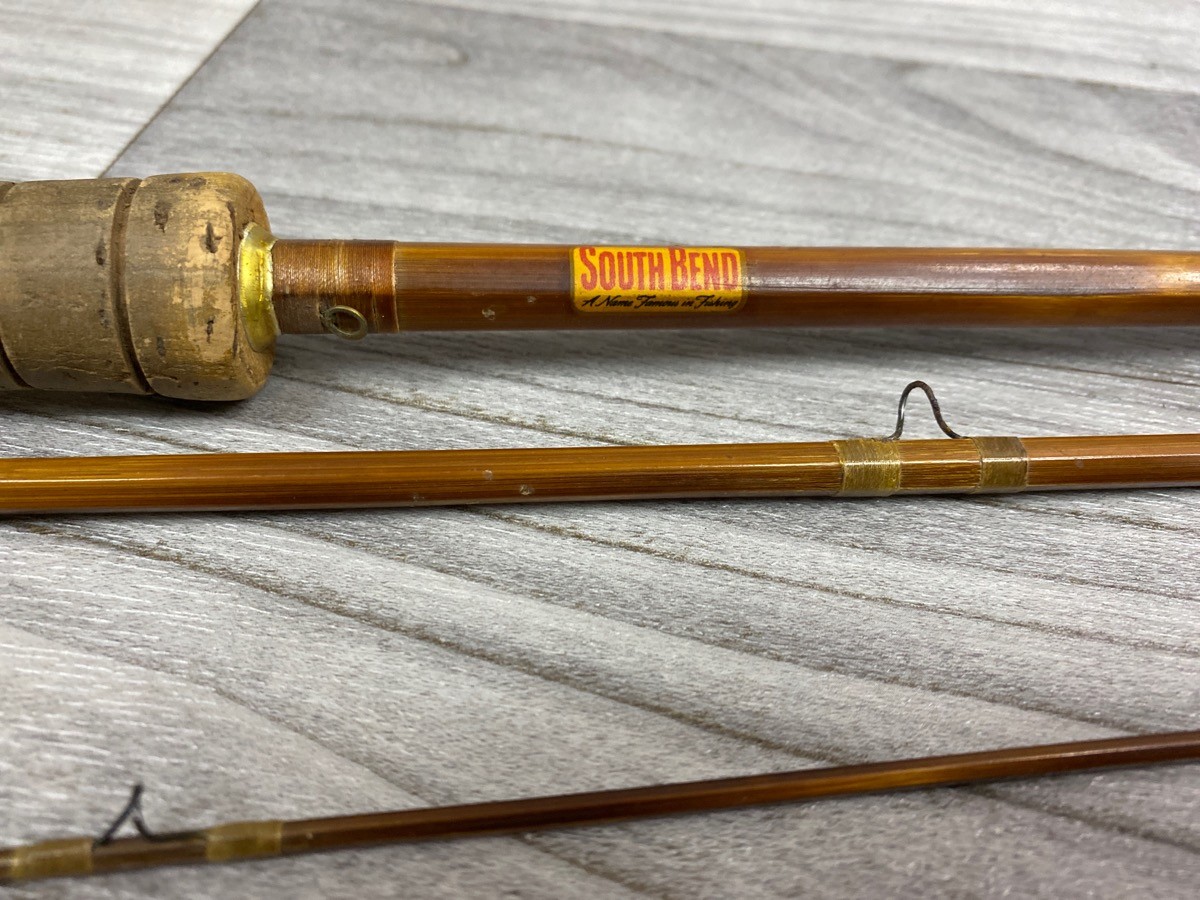 South Bend Bamboo Fly Rod, Model 59, 9 Foot, 3/1, 5/6 Weight