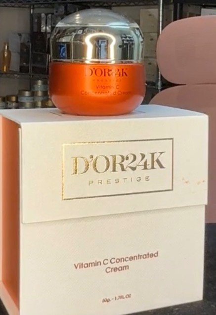$895. D’OR24K PRESTIGE Vitamin C Concentrated Cream 50ML-1.7FL.OZ Brand New! FS