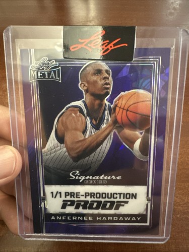 Leaf Metal Signature Series Anfernee Hardaway 2024 Pre-Production Proof 1/1