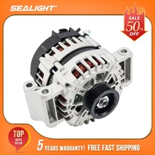 Alternator Fits Buick Verano 2012-2015 2.4L 2016-2017 2.4L 130A 12V S5 IR/IF