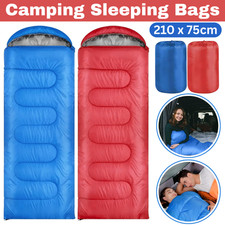 Waterproof Envelope Camping Sleeping Bag Outdoor Hiking Lightweight Winter Warm