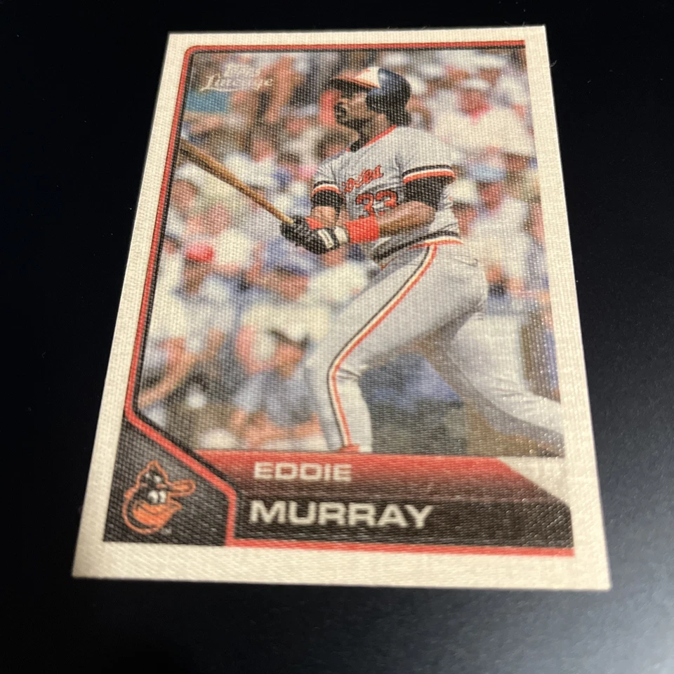 2011 Topps Lineage Baseball Eddie Murray CLOTH STICKER #TCS26 (CL1) - Image 2 of 4