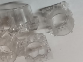 Z-1 Lego Trans-Clear Pneumatic Aero Tube Joiner 30585b 7690 7691 Mars Mission