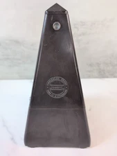 Vintage Jaccard Metronome in Brown Bakelite Case Wind Works Switzerland