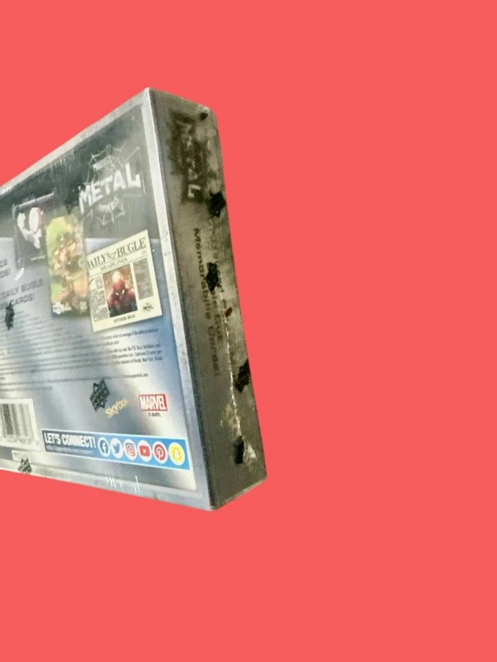 Upper Deck 2021 Marvel Metal Universe Spider-Man Trading Cards Hobby Box SEALED - Image 4 of 4