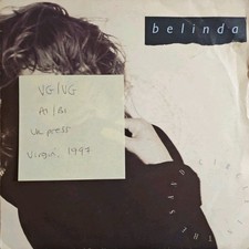 Belinda Carlisle Circle In The Sand Vinyl Record 7" VG/VG VS1074 1988