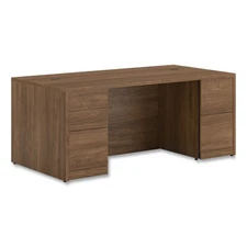 The Hon 105890PINC 10500 Series Double Full-height Pedestal Desk, Left: