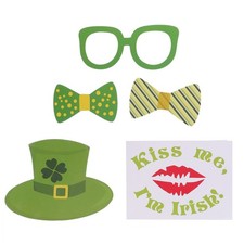 29 Pcs St Patricks Day Decorations Holiday Party Photo Booth Props