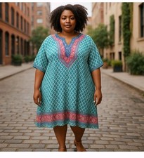 SHEIN CURVE DRESS SIZE 2 XL (LABEL EE YELLOW)