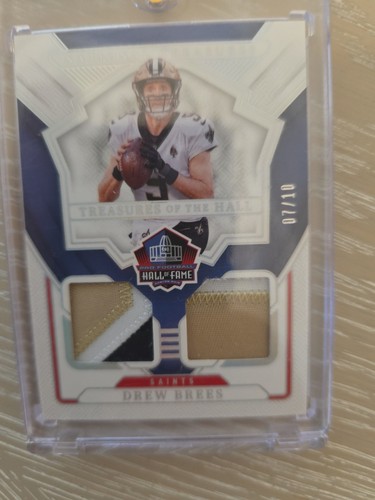 Drew Brees #10 2024 Panini National Treasures Treasures of the Hall card