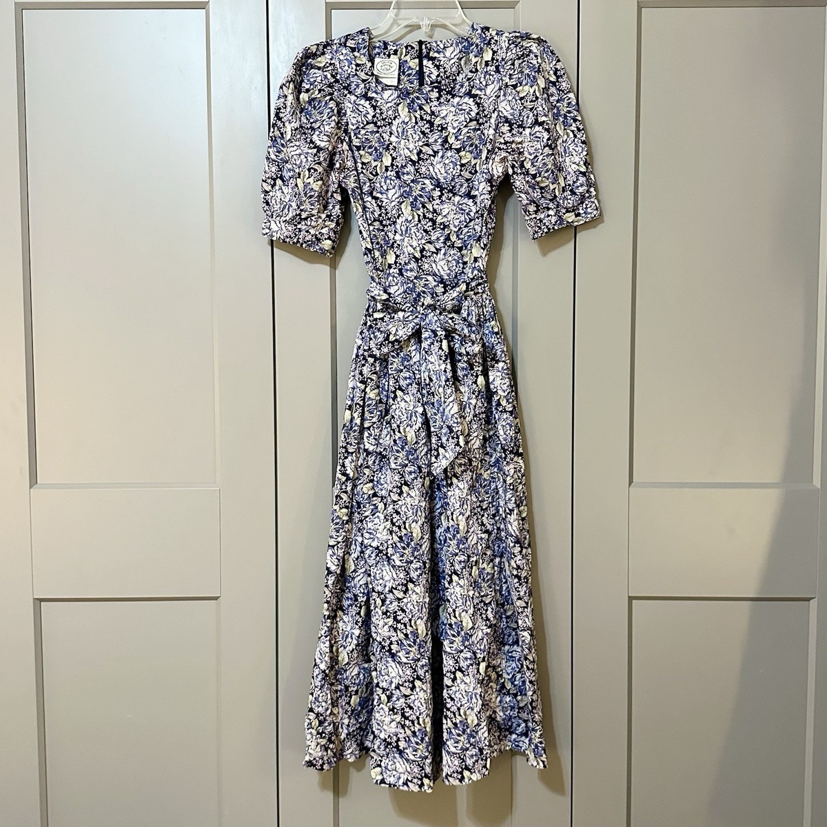 chinese dress ladies Laura Ashley Remake Floral Swing Dress Xs I Retro Fairy main image 0