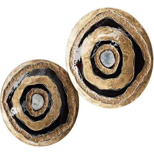 Cyan Design 11324 Skipping Rocks Gold and Black Wall Decor, Small - Picture 3 of 5