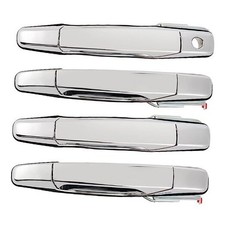 Exterior Door Handle 4PCS  Replacement for 2007-2013 Chevy Silverado White