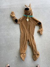 Rubies Scooby Doo Costume Kids Youth Medium Plush Jumpsuit Halloween Dress Up