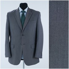 Mens Grey Blazer 40R UK Size BRICE Sport Coat Jacket