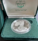 2002 1 oz Silver American Eagle Proof Coin in Velvet Box .999 Silver