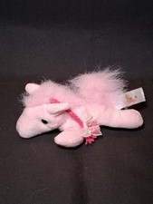 Laying Pink Horse Pony Fantasy Creature Unipak Plush 4"